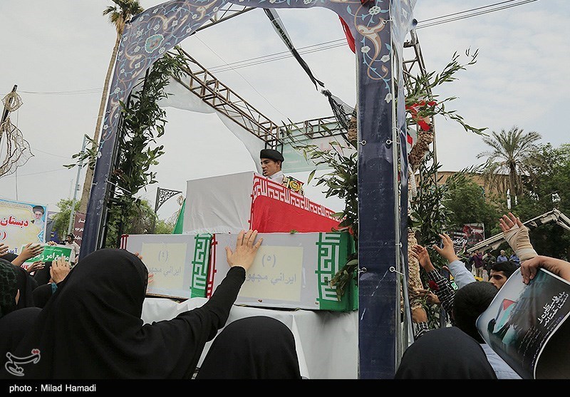 اجتماع بزرگ حمایت از مقاومت و مردم غزه در استان خوزستان