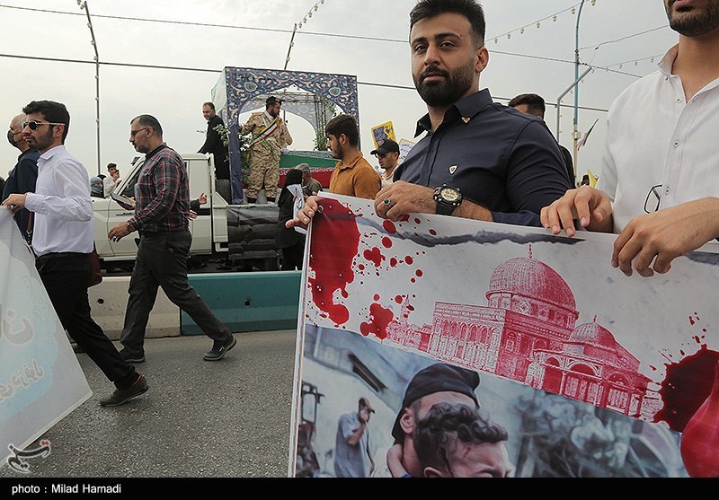 اجتماع بزرگ حمایت از مقاومت و مردم غزه در استان خوزستان