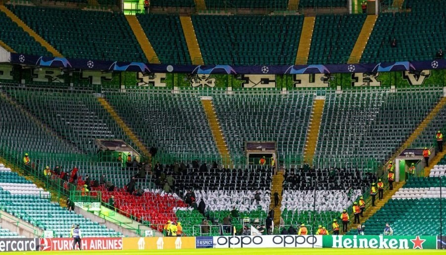 کشور فلسطین , تیم فوتبال سلتیک , لیگ قهرمانان اروپا , تیم فوتبال اتلتیکو مادرید اسپانیا , رژیم صهیونیستی (اسرائیل) , 