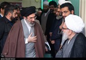حجت‌الاسلام سیدمجتبی خامنه‌ای در مراسم ختم حاج محسن استادی