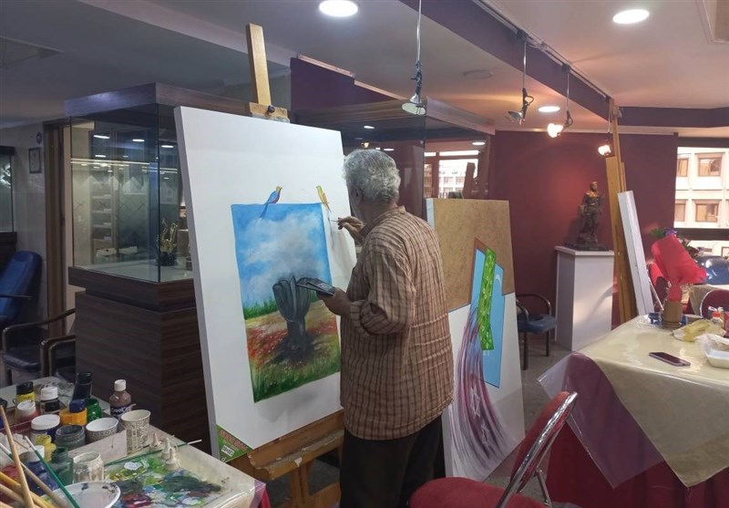 هنرهای تجسمی , کشور فلسطین , نوار غزه , نقاشی , حوزه هنری , طوفان الاقصی ,