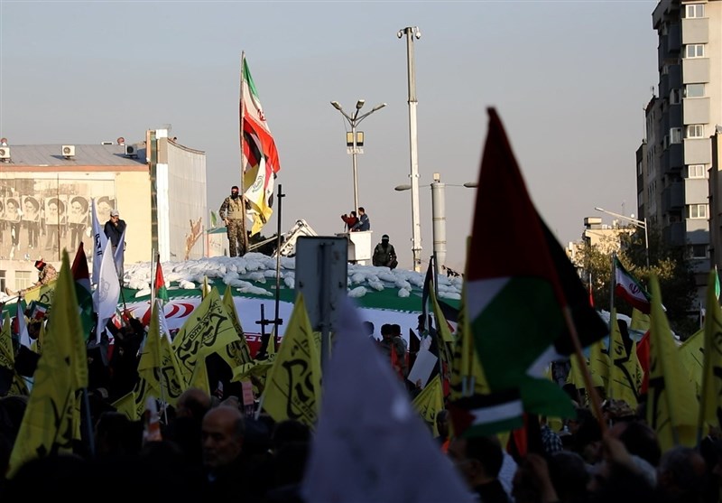 حضور پرشور مردم پایتخت در تجمع حمایت از کودکان غزه