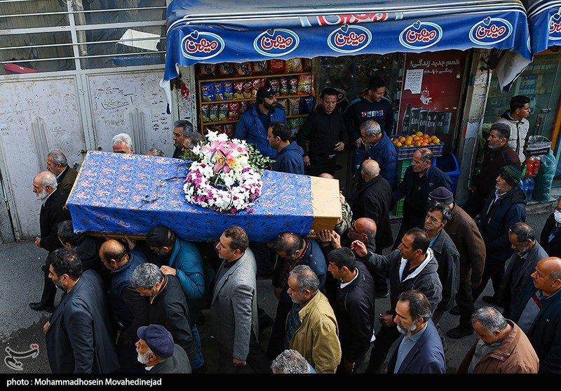 تشییع پیکر پروانه معصومی