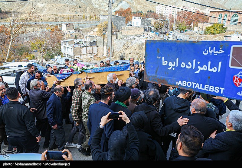 تشییع پیکر پروانه معصومی