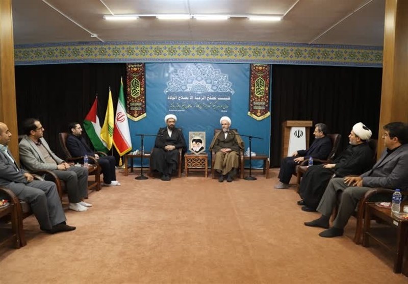 نشست حجت‌الاسلام حکمت علی مظفری، رییس دیوان عدالت اداری با  آیت الله حبیب الله شعبانی، امام جمعه همدان