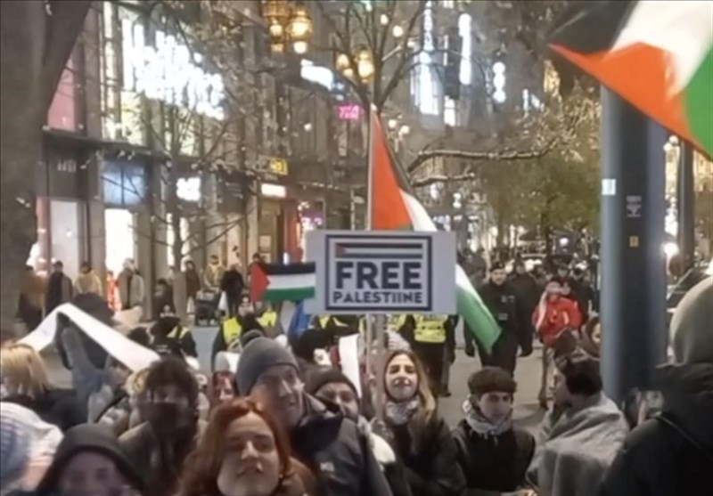 Hundreds Attend Pro-Palestine Rally in Prague