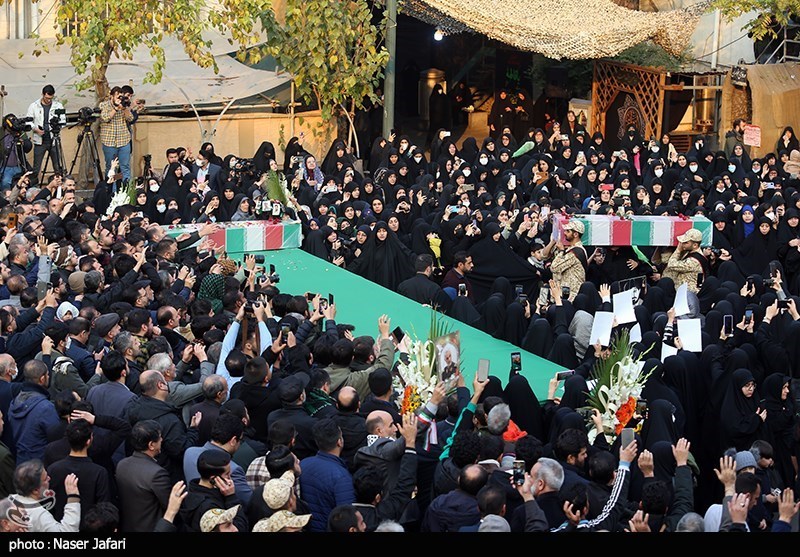 وداع با 8 شهید مدافع‌ حرم