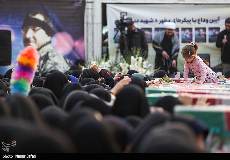 وداع با 8 شهید مدافع‌ حرم