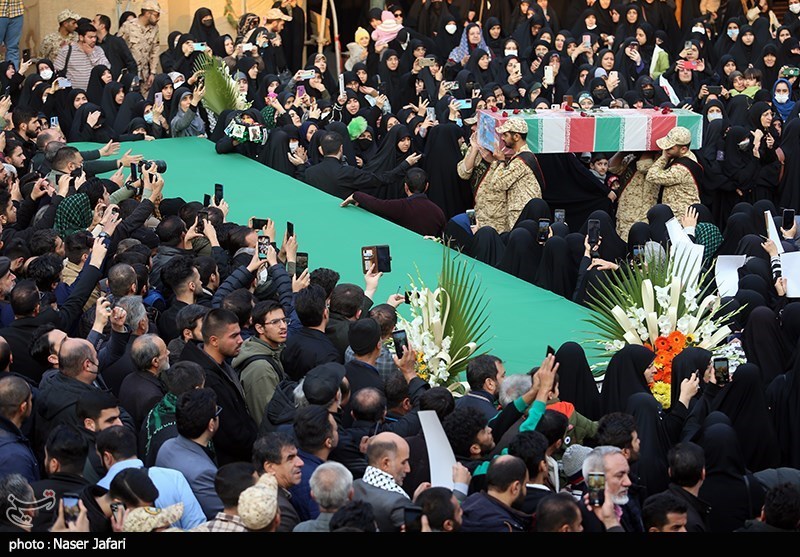 وداع با 8 شهید مدافع‌ حرم