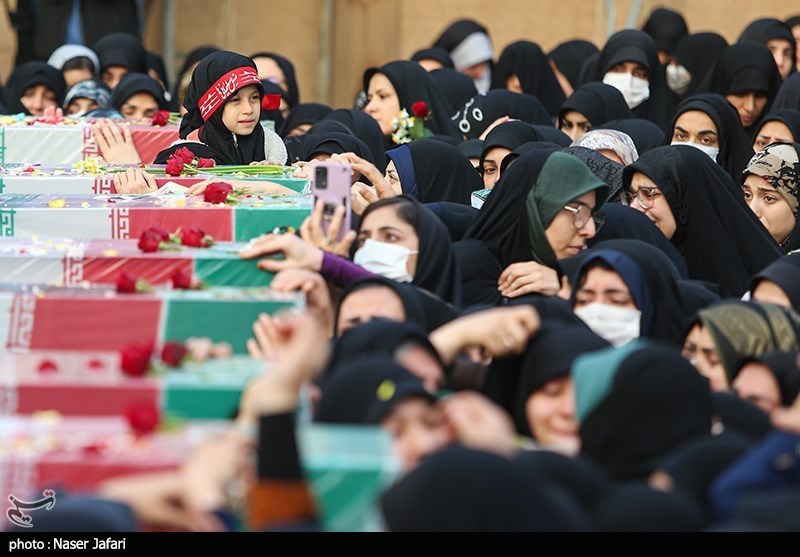 وداع با 8 شهید مدافع‌ حرم