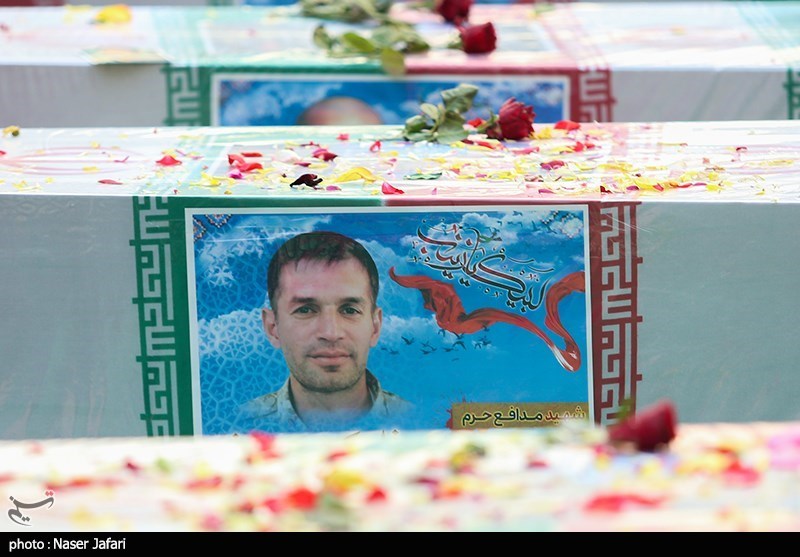 وداع با 8 شهید مدافع‌ حرم