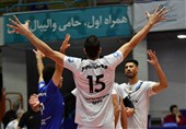 لیگ برتر والیبال| شکست خانگی مدافع عنوان قهرمانی/ توقف گیتی‌پسند مقابل پیکان