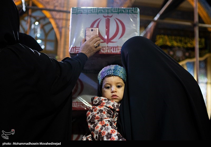 وداع با پیکر مطهر 110 شهید گمنام دفاع مقدس