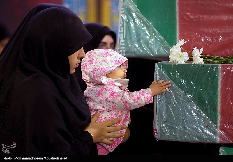 وداع با پیکر مطهر 110 شهید گمنام دفاع مقدس