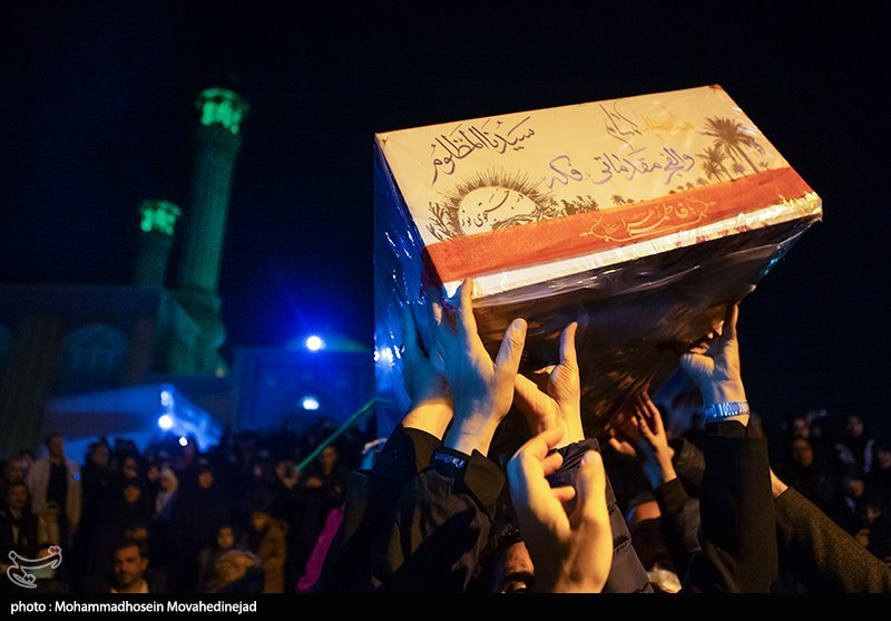 وداع با پیکر مطهر 110 شهید گمنام دفاع مقدس