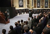 مراسم شام شهادت حضرت زهرا (س) با حضور رهبر انقلاب برگزار شد