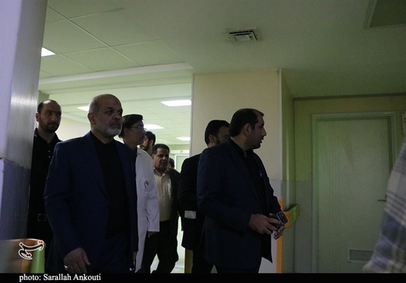 بازدید وزیر کشور از بیمارستان شهید باهنر کرمان