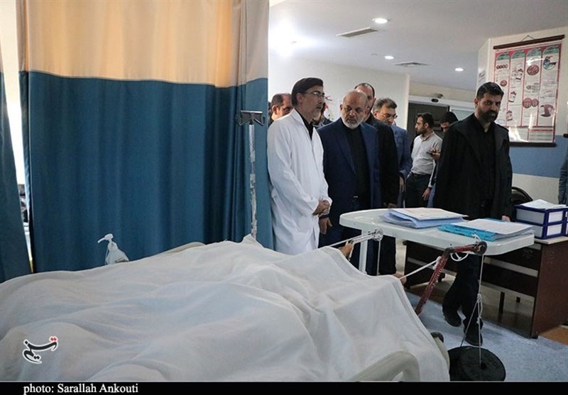 بازدید وزیر کشور از بیمارستان شهید باهنر کرمان