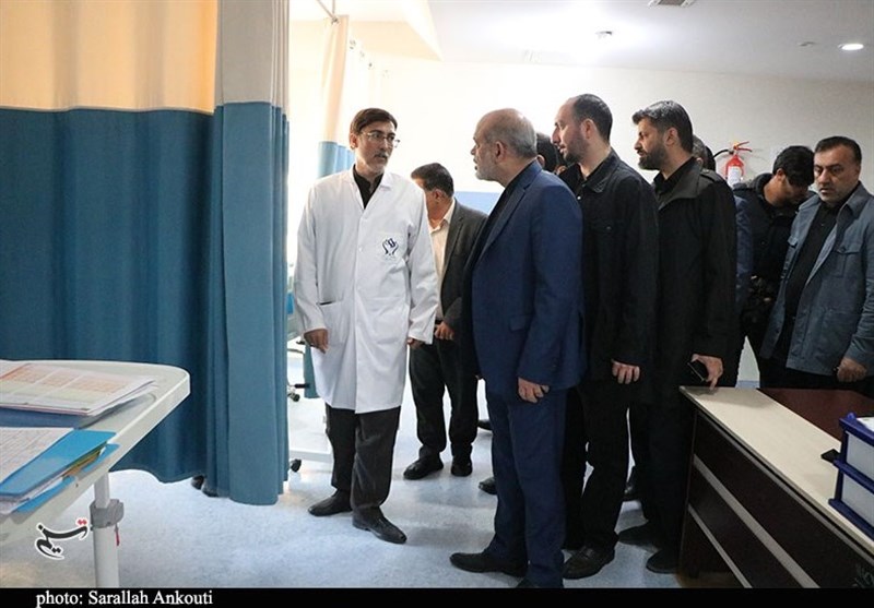 بازدید وزیر کشور از بیمارستان شهید باهنر کرمان