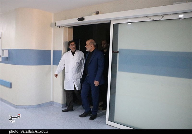 بازدید وزیر کشور از بیمارستان شهید باهنر کرمان
