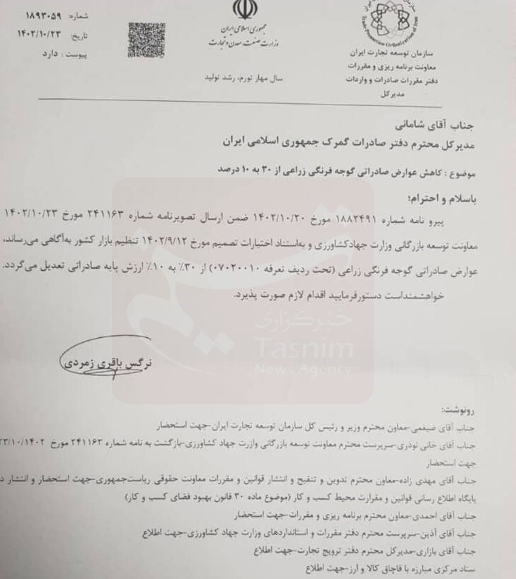 گمرک جمهوری اسلامی ایران , 