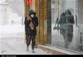 بارش برف در اردبیل