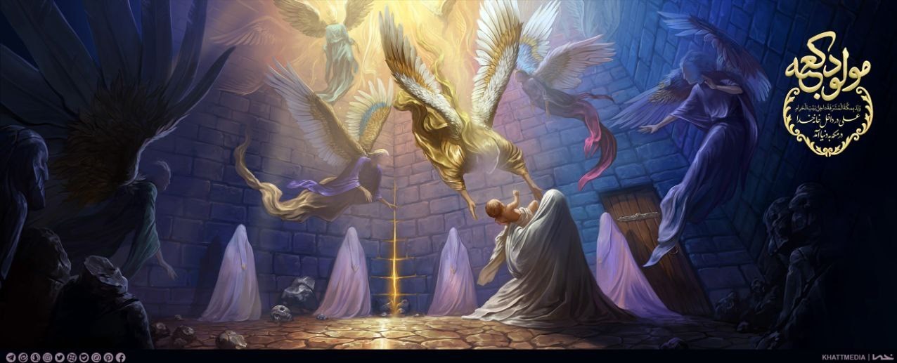 دیوارنگاره , امیرالمؤمنین , حرم حضرت علی علی(ع) , میدان ولیعصر(عج) , 