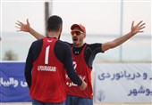 تور ملی والیبال ساحلی| نماینده گناوه جام قهرمانی را بالا برد