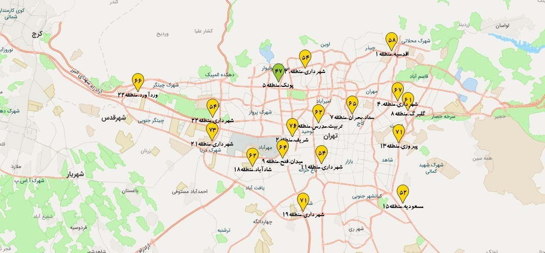 کیفیت هوای تهران , شرکت کنترل کیفیت هوا , 