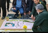 ادای احترام فرمانده هوافضای سپاه به حاج قاسم و شهدای انفجار تروریستی کرمان‌ + تصاویر