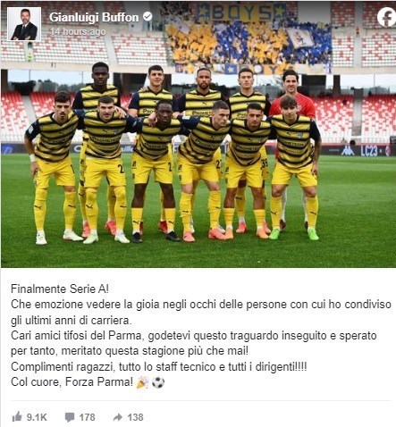 جان لوئیجی بوفون , سری A , 