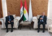 دیدار سرکنسول ایران در سلیمانیه با استاندار حلبچه