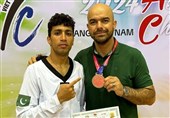 تداوم تاریخ‌سازی تکواندوی پاکستان با یوسف کرمی