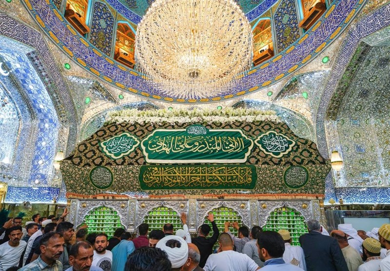 امام علی (ع) , امام رضا (ع) , شهر نجف اشرف , 
