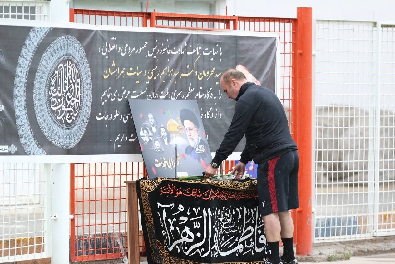 تیم فوتبال سایپا , حادثه بالگرد رئیس جمهور ,