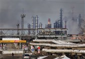 آتش‌سوزی در پالایشگاه بزرگ روسیه پس از حمله پهپادی اوکراین