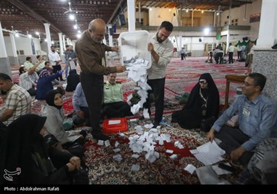 شمارش آرای مرحله دوم انتخابات ریاست جمهوری در همدان