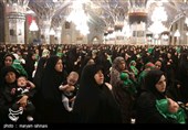 اجتماع بزرگ شیرخوارگان حسینی در حرم رضوی برگزار شد