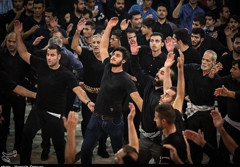 برپایی مجلس عزای حسینی در امام‌زاده نور گرگان