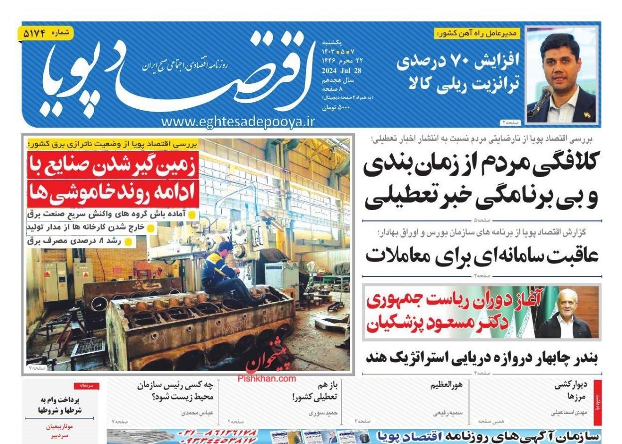 روزنامه کیهان , روزنامه جوان , روزنامه همشهری , روزنامه جام جم , 