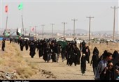برپایی کاروان جاماندگان اربعین حسینی در کاشان+فیلم