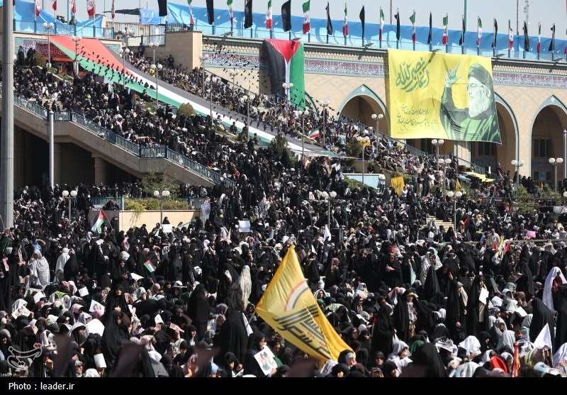 آیتالله سید علی خامنهای , نماز جمعه تهران , سید حسن نصرالله , جبهه مقاومت اسلامی ,