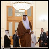 زيارة وزیر الخارجیة القطری إلى طهران