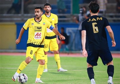 برد پارس جنوبی جم مقابل صدر نشین لیگ دسته یک