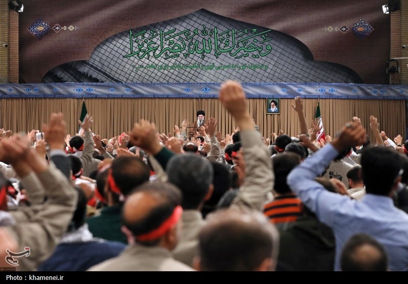 دیدار بسیجیان با رهبر معظم انقلاب