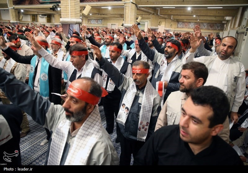 دیدار بسیجیان سراسر کشور  با رهبر معظم انقلاب