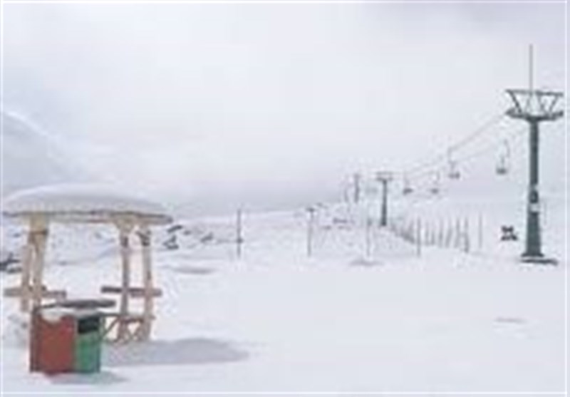 برف‌روبی پیست اسکی آلوارس سرعین