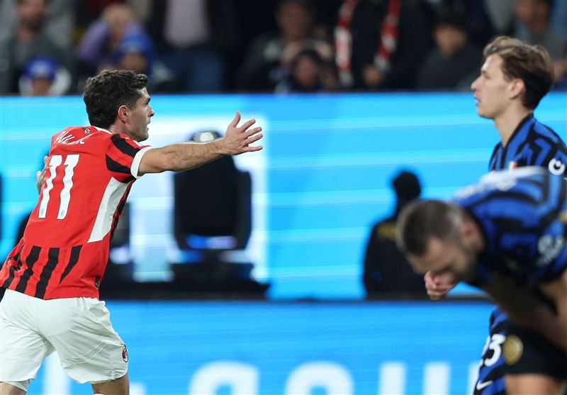 تیم فوتبال اینتر , تیم فوتبال میلان  , مهدی طارمی , سوپر جام ایتالیا , 