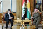 اهداف فرمانده قسد از دیدار با مسعود بارزانی در اربیل عراق