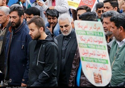 جای خالی حاج قاسم در راهپیمایی 22 بهمن/ بغض‌ سنگین مردم